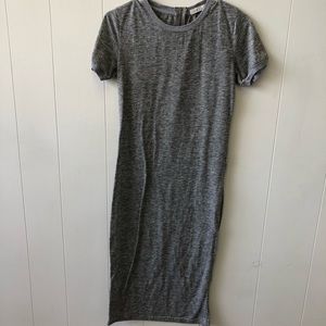 Gray Jersey T-shirt Dress
